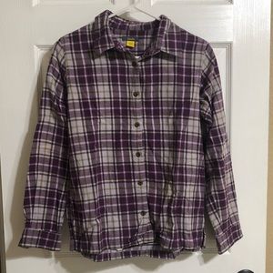 Cabela’s Purple Flannel Button-up Shirt - Size S